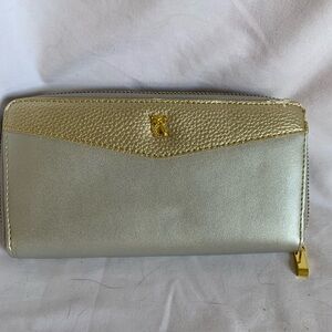 Elegant Gold and Silver Women's Wallet